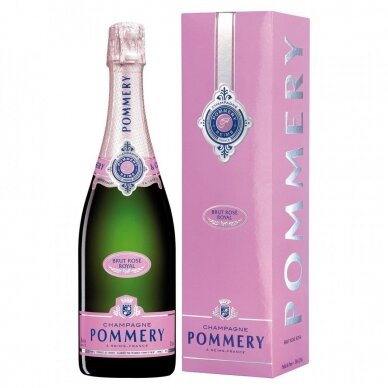 Pommery Brut Royal Rose In Gift Box, 0,75 l 1