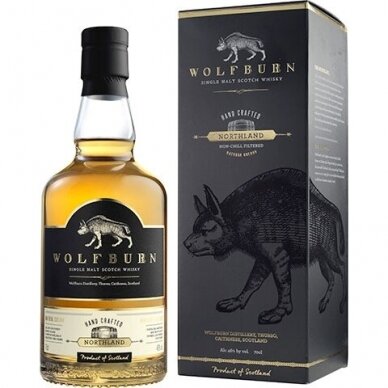 WOLFBURN NORTHLAND SINGLE MALT SCOTCH WHISKEY 7 Years, 0,7 l 1